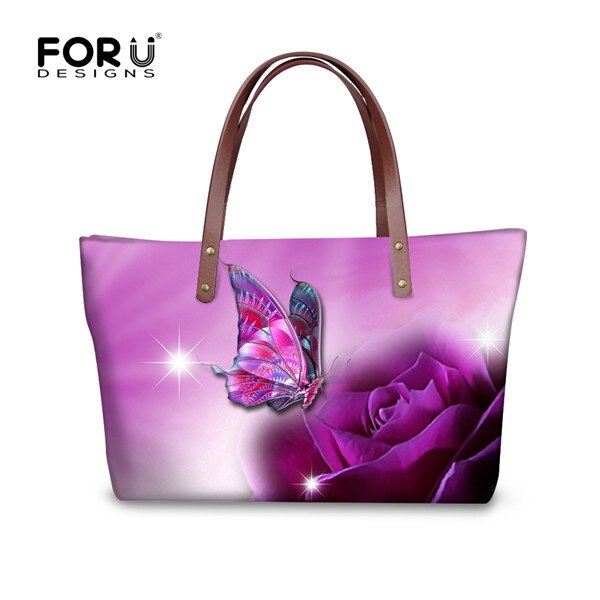 FORUDESIGNS 3D Butterfly Handbag Shoulder Bags  For Women 2017 Casual Cross-body Female Top-Handle Bags For Girls Feminine Bolsa
