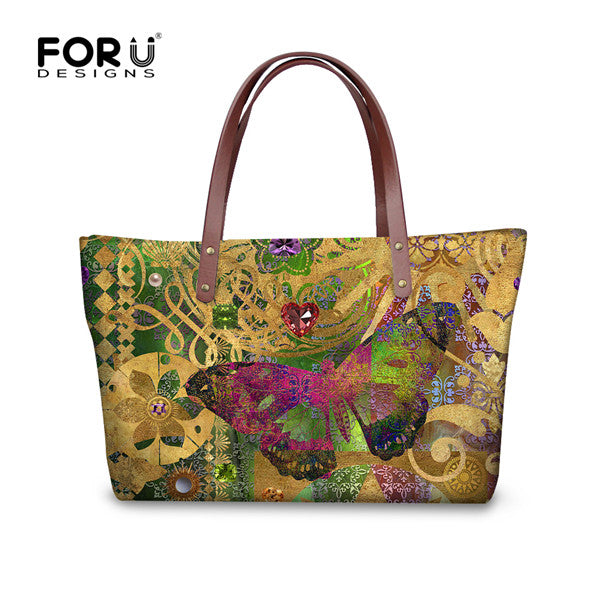 FORUDESIGNS 3D Butterfly Handbag Shoulder Bags  For Women 2017 Casual Cross-body Female Top-Handle Bags For Girls Feminine Bolsa