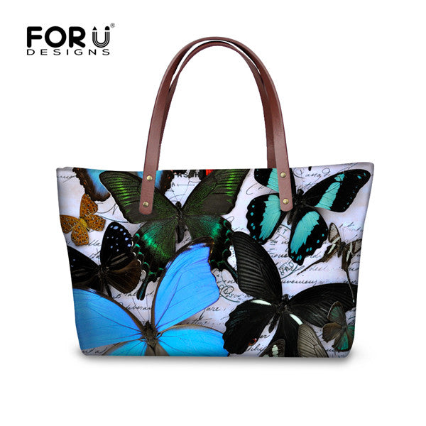 FORUDESIGNS 3D Butterfly Handbag Shoulder Bags  For Women 2017 Casual Cross-body Female Top-Handle Bags For Girls Feminine Bolsa