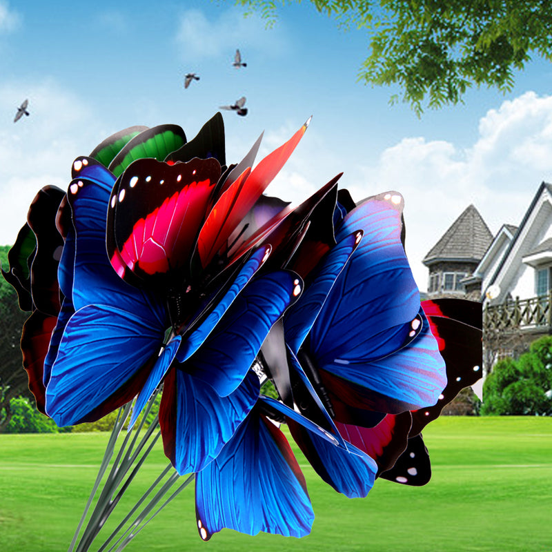 20Pcs/pack Colorful 3D Butterfly Garden Ornament Flowerpot Decor Butterfly Home Room Decor Wall Sticker for Kids