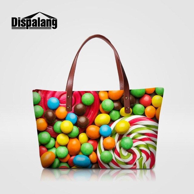 Dispalang Brand Women Bag Animal Butterfly Print Handbags Female Casual Shoulder Bag Ladies Beach Bags Girls Top-handle Bags