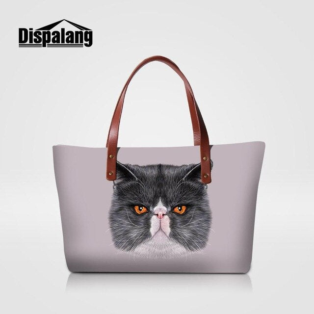 Dispalang Brand Women Bag Animal Butterfly Print Handbags Female Casual Shoulder Bag Ladies Beach Bags Girls Top-handle Bags