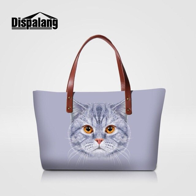 Dispalang Brand Women Bag Animal Butterfly Print Handbags Female Casual Shoulder Bag Ladies Beach Bags Girls Top-handle Bags