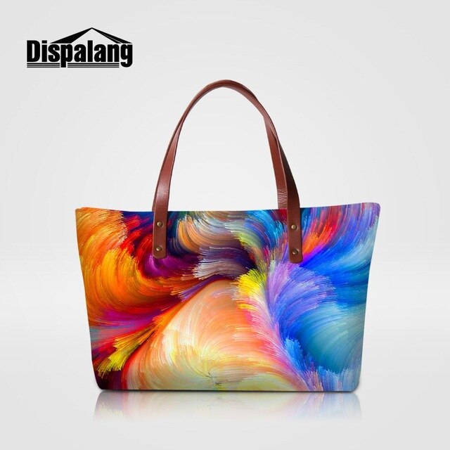 Dispalang Brand Women Bag Animal Butterfly Print Handbags Female Casual Shoulder Bag Ladies Beach Bags Girls Top-handle Bags