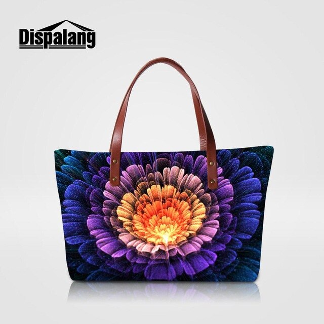 Dispalang Brand Women Bag Animal Butterfly Print Handbags Female Casual Shoulder Bag Ladies Beach Bags Girls Top-handle Bags