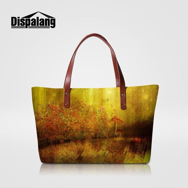 Dispalang Brand Women Bag Animal Butterfly Print Handbags Female Casual Shoulder Bag Ladies Beach Bags Girls Top-handle Bags