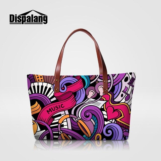 Dispalang Brand Women Bag Animal Butterfly Print Handbags Female Casual Shoulder Bag Ladies Beach Bags Girls Top-handle Bags