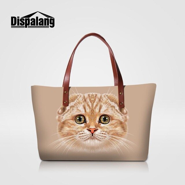 Dispalang Brand Women Bag Animal Butterfly Print Handbags Female Casual Shoulder Bag Ladies Beach Bags Girls Top-handle Bags