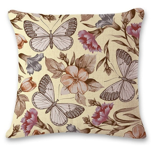SMAVIA Pretty Butterfly Design Cushion Covers Car/ Chair/ Sofa/ Seat Pillow Covers 45*45 cm Pillowcase Home Decoration 1 piece