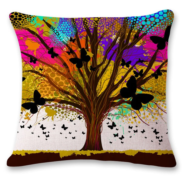 SMAVIA Pretty Butterfly Design Cushion Covers Car/ Chair/ Sofa/ Seat Pillow Covers 45*45 cm Pillowcase Home Decoration 1 piece