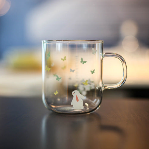 Tuuli New Product Mug Butterfly High Borosilicate Heat-resisting Glass Cup Teacup Originality Zakka Home Furnishing Glass