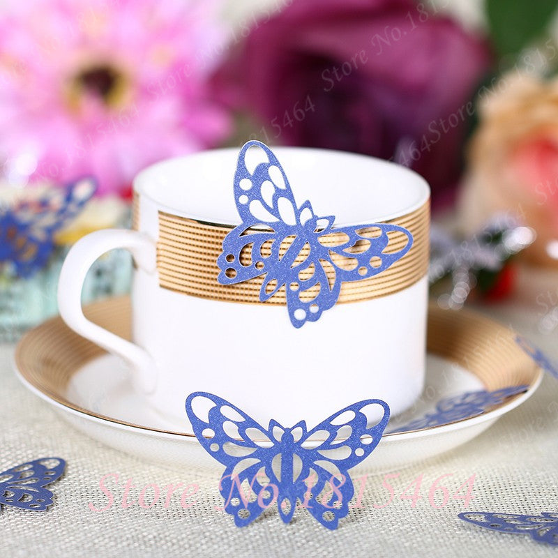 60pcs/set 3D Paper Flowers Laser cut Butterflies Background Arrangement Wedding Birthday Party Decorations Kids Craft Supplies