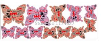 12pcs/lot 3D PVC Wall Stickers Butterflies DIY Wall Sticker Home Decor Poster Kids Rooms Party Celebration Wall Decoration