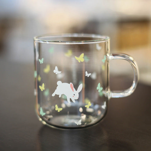 Tuuli New Product Mug Butterfly High Borosilicate Heat-resisting Glass Cup Teacup Originality Zakka Home Furnishing Glass