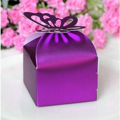 20 pieces Butterfly wedding favors and gifts candy paper Box event & party Supplies wedding decorations chocolate boxes packing