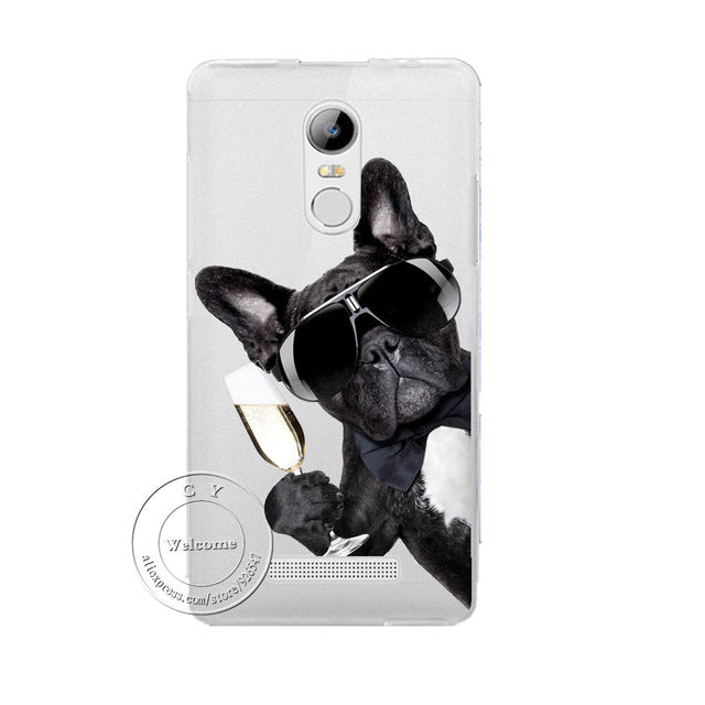 New Fashion Super Cute Butterfly Dog Banana Hard Case Cover For Xiaomi Redmi 3 3S Pro Note 3 Pro Mi4c Mi 4c Mi 4i Mi4i mi5 M5