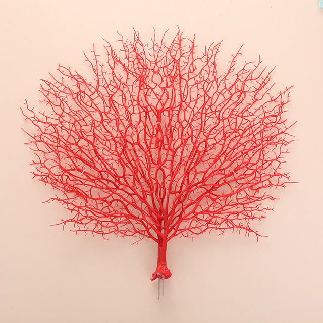 Artificial Flowers Coral Branch Peacock Shape Home Decoration Craft Decor DIY