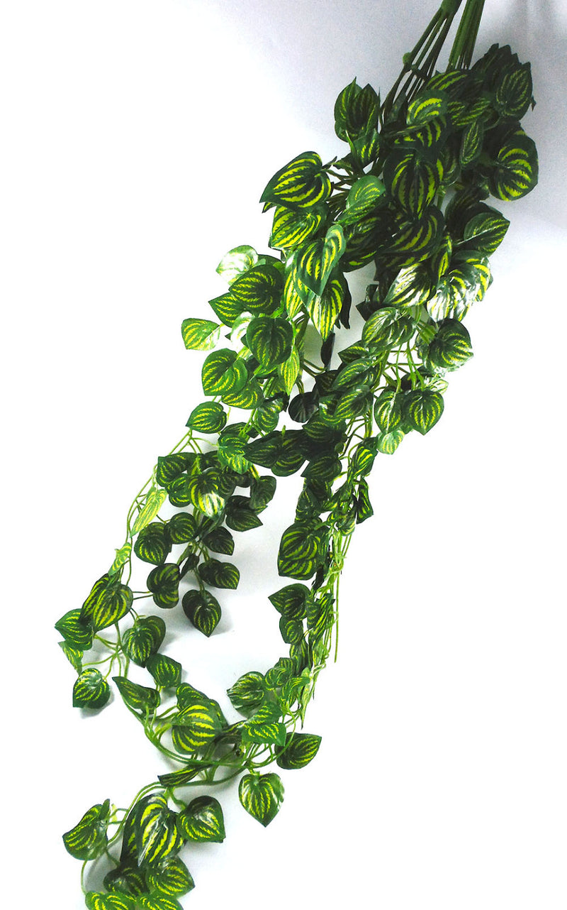 40pcs 87cm length Artificial Green Leaves Flower Wreaths Fake Garden Hanging Plants Vine Rattan Christmas Gift Home Decorations