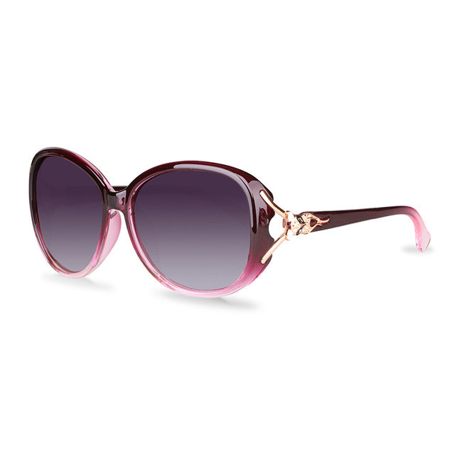 FS YURI YUAN Fashion Retro Sunglasses Women 2017 Polarized Butterfly Sunglasses Fox decoration lunette de soleil femme